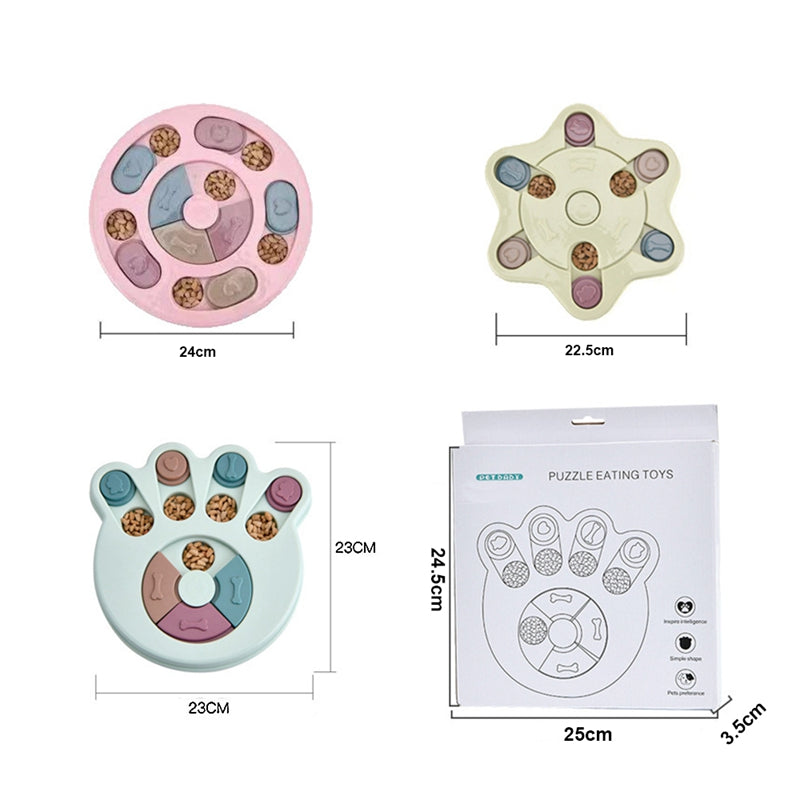 Pet Puzzle Toys Increase Interactive Slow Dispensing Feeding Training Games Feeder - Minihomy