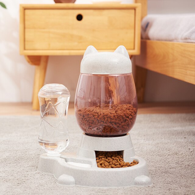 Cat Food Basin Water Automatic Feeder Dog Food Machine