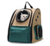 Cat Dog Out Door Portable Backpack Dog Cat astronaut transport travel carrying capsule tote double shoulder canvas bag - Minihomy