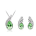 Crystal Zircon Necklace Set Combination - Minihomy