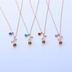 Personality rose birthstone necklace - Minihomy