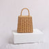 Female retro portable rattan bag - Minihomy