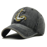 Anchor Embroidered Baseball Cap - Casual Style for All Seasons