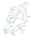 Universal Baby Stroller Warm And Rainproof Cover