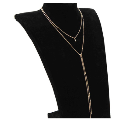 Stardust Multilayer Lariat Necklace