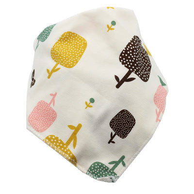 Baby Bibs Waterproof Triangle Cotton Cartoon Child Baberos Bandana Bibs - Minihomy