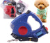 Three-in-one Retractable Dog Leash With Flashlight - Minihomy