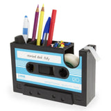 Cassette Tape Dispenser Pen Holder Vase Pencil Pot