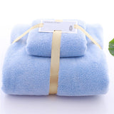 Coral fleece bath towel set - Minihomy