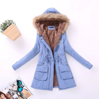 Winter Women Cotton Jacket Padded Casual Slim Coat