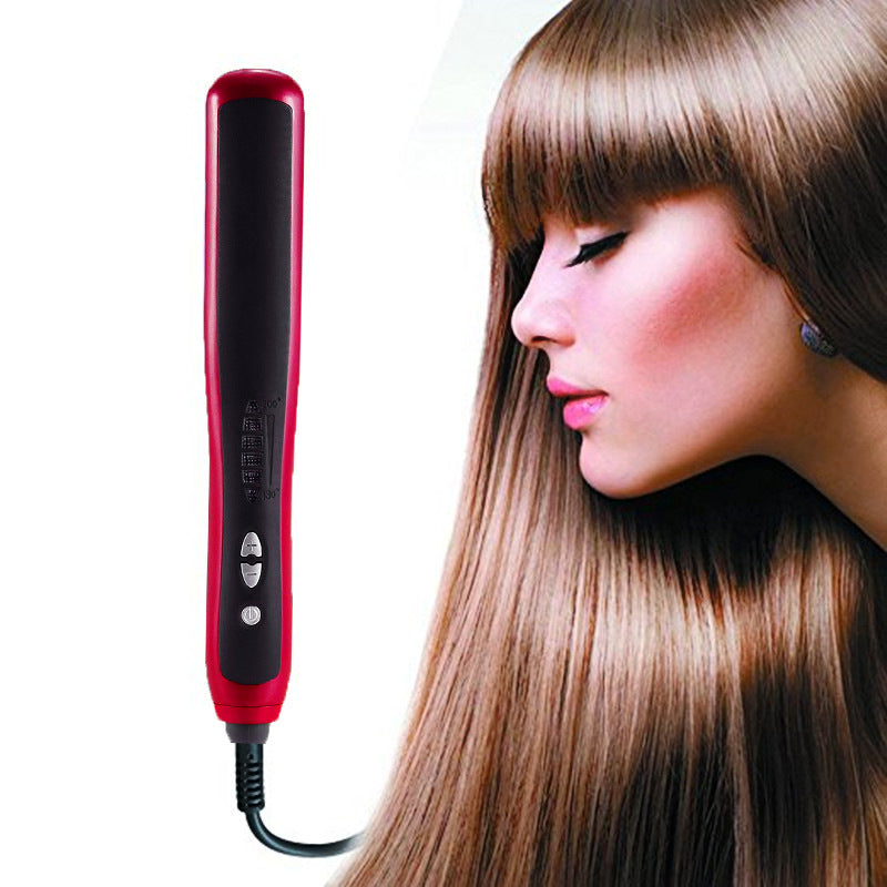 Lazy straight hair electric ceramic comb