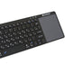 Zoweetek k12bt-1 Mini Wireless Bluetooth Keyboard Russian English Spanish Touchpad For Smart Tv Box Pc Android Phone Pad - Minihomy