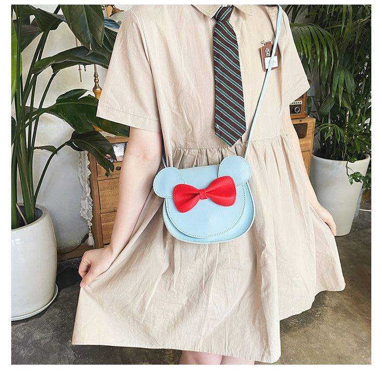 Cute And Adorable Bow knot Soft Girl Student Children's Small Bag - Minihomy