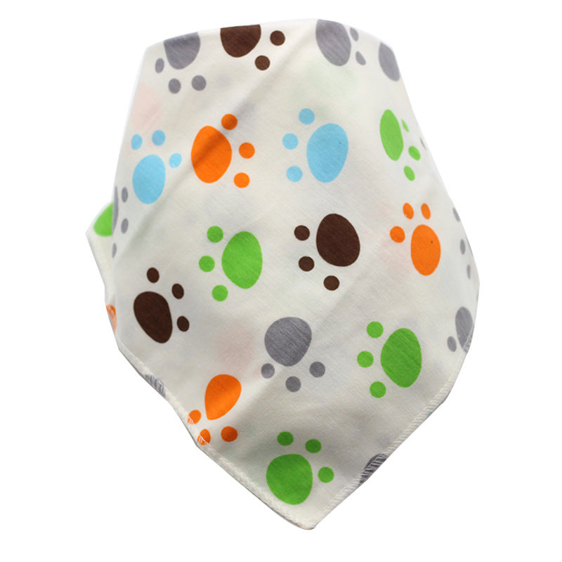 Baby Bibs Waterproof Triangle Cotton Cartoon Child Baberos Bandana Bibs - Minihomy