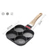 Four-hole Non-stick Small Flat Bottom Fried Egg Dumpling Pot - Minihomy