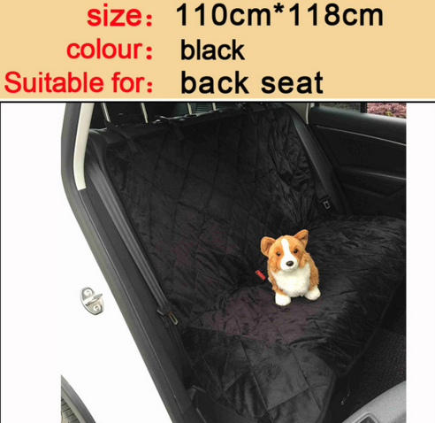 Waterproof Dog Car Seat Cover Pet Dog Travel Mat Mesh Dog Carrier Car Hammock Cushion Protector With Zipper And Pocket - Minihomy