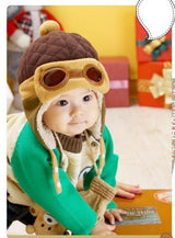 Cool Baby Hats Boys Girls Pilot Aviator Hat Winter Cotton Warm Ear Cap