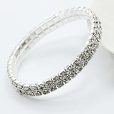 Full Diamond Single Row Elastic Bracelet - Minihomy