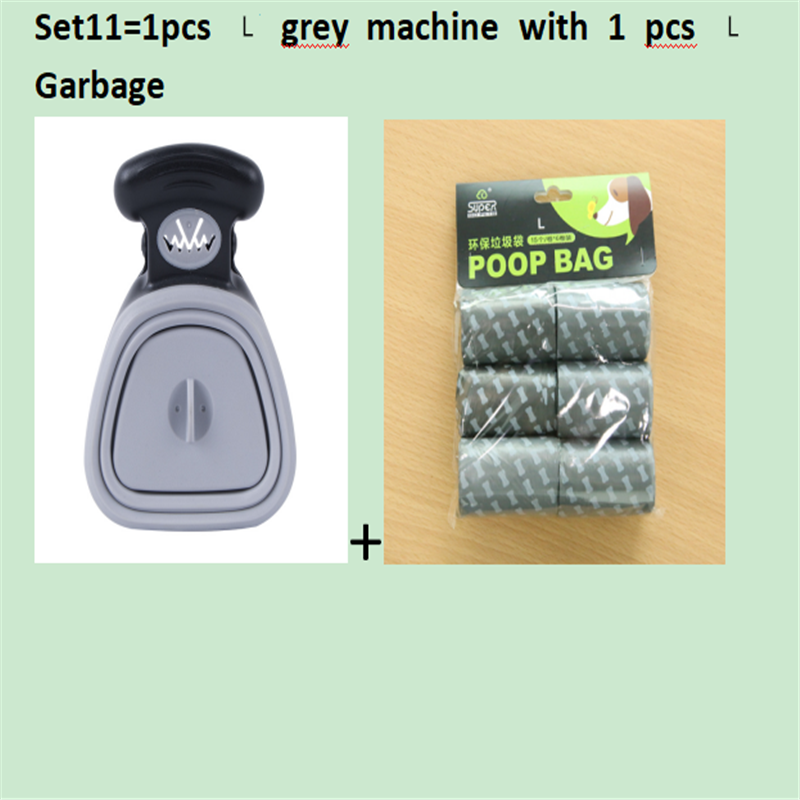 Dog Pet Travel Foldable Pooper Scooper With 1 Roll Decomposable bags Poop Scoop Clean Pick Up Excreta Cleaner - Minihomy