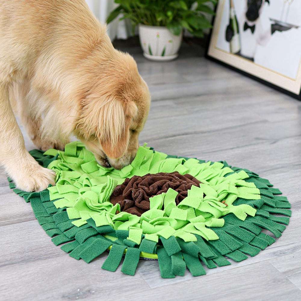 Mat Dog Puzzle Toy Pet Snack Mat Boring Interactive Game Training Blanket - Minihomy