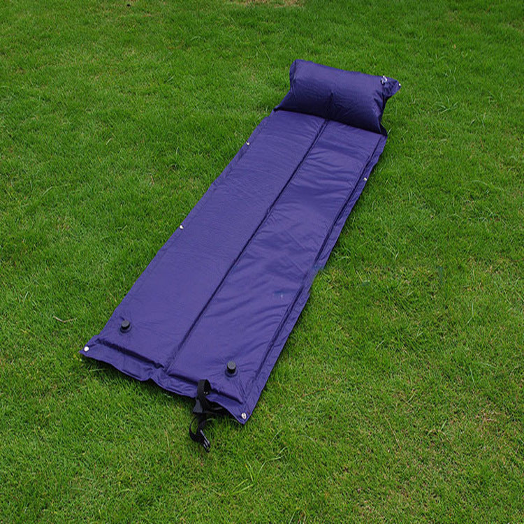 Portable Self-Inflating Sleeping Pad Camping Mat with Attached Pillow and Foldable - Minihomy