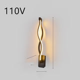 Led wall lamp nordic minimalist bedroom bedside lamp - Minihomy