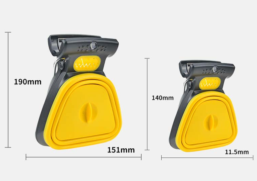 Dog Pet Travel Foldable Pooper Scooper With 1 Roll Decomposable bags Poop Scoop Clean Pick Up Excreta Cleaner - Minihomy