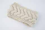 Twist Knitted Wool Headband With Ear Protection Headgear