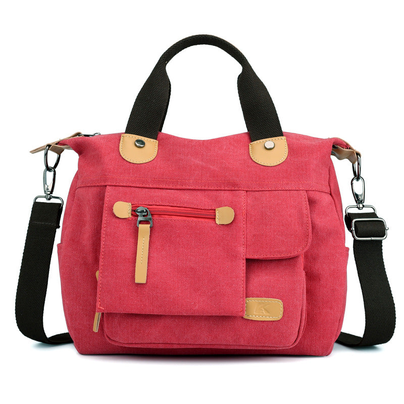 Retro Fashion Canvas Casual Female Bag