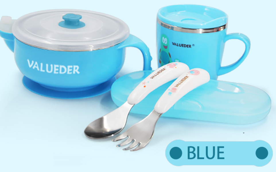 Baby Stainless Steel Feeding set - Minihomy