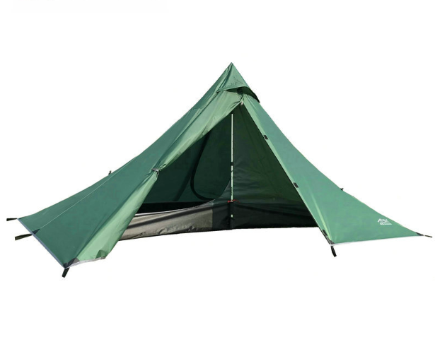 Portable camping pyramid tent single outdoor equipment camping supplies - Minihomy