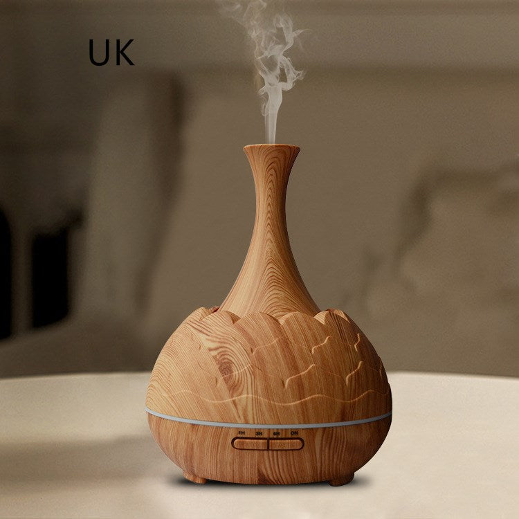 Wood grain aroma diffuser