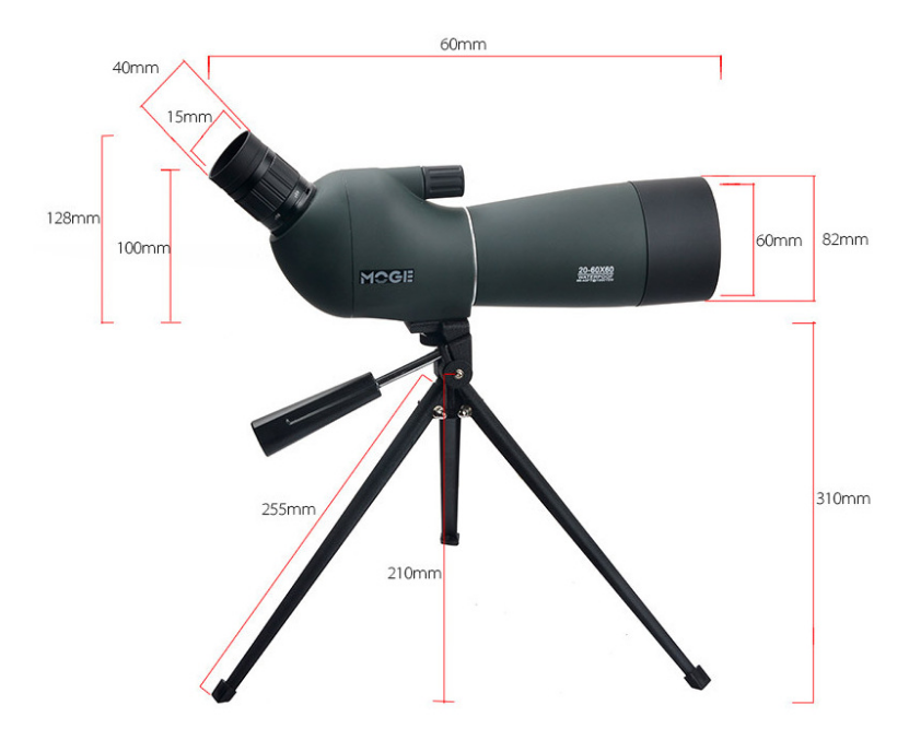 Nitrogen-filled waterproof zoom single-lens telescope bird mirror - Minihomy