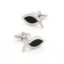 Cartoon Pictograms Little Black Fish Cufflinks Cufflinks