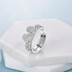 Angel Wings Gift For Women 925 Sterling Silver Cute Animals Ring Jewelry For Women