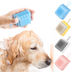 Pet Dog Cat Bath Brush Comb Multifunctional Brush Hair Fur Grooming Massaging Washing Comb Wet And Dry Remove Hair Knots - Minihomy