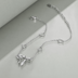 Bow Anklet Sterling Silver Anklet for Women Gifts for Women Girls