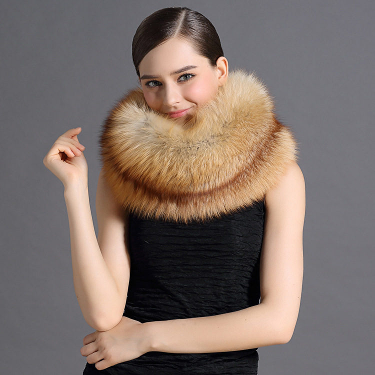 Bib Silver Fur Scarf For Men And Women - Minihomy