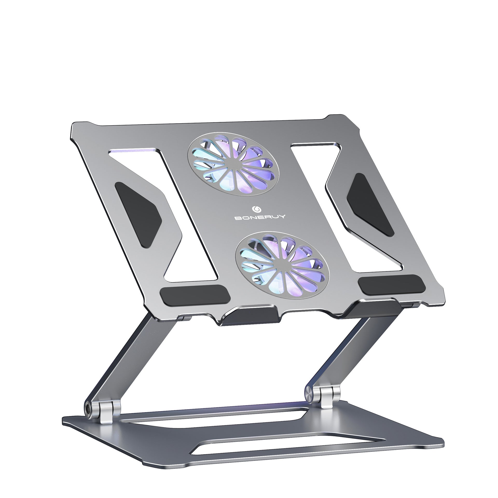 Foldable Laptop Table Stand With Double Cooling Fan