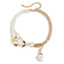 Hip-hop Shaped  Pearl Stitching Clavicle Chain - Minihomy