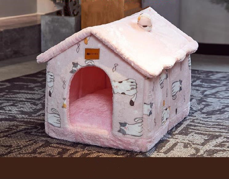 Foldable Dog House - Cozy and Convenient - Minihomy