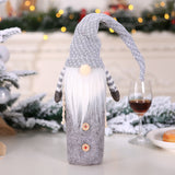 Christmas Decoration Wine Bottle Set Hotel Table Supplies - Minihomy