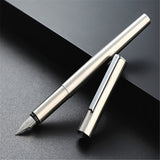 Fountain Pen All-steel Extremely Black Metal Adult Office Gift Student Teacher - Minihomy