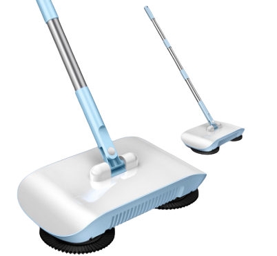 Hand Push Sweeper Household Broom Dustpan Mop Floor All-in-one Machine Gift Mop Sweeper - Minihomy