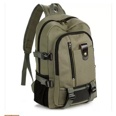 Men's Leisure Canvas Bag retro fashion school computer backpack