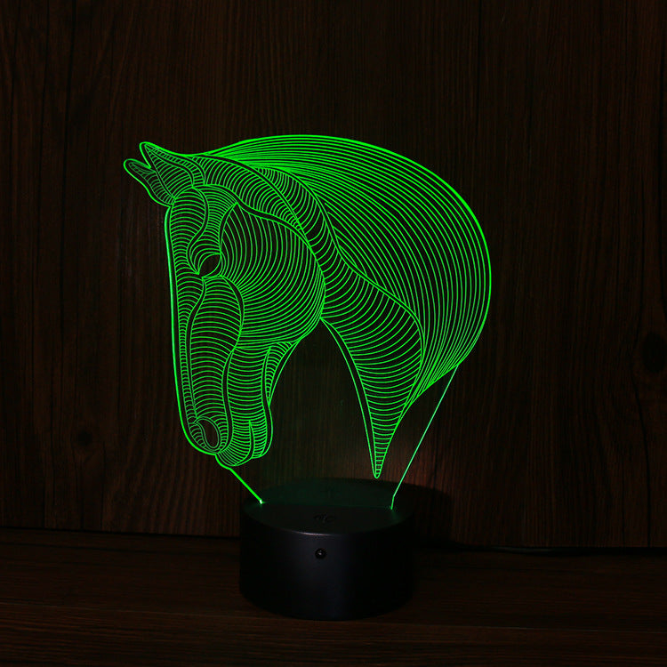 Horse's head LED night lights - Minihomy