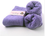 Woolen Fleeced Thickened Socks For Winter