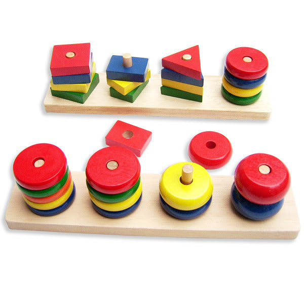 Early Childhood Education Wooden Toys - Safe and Durable - Young Learners - Minihomy