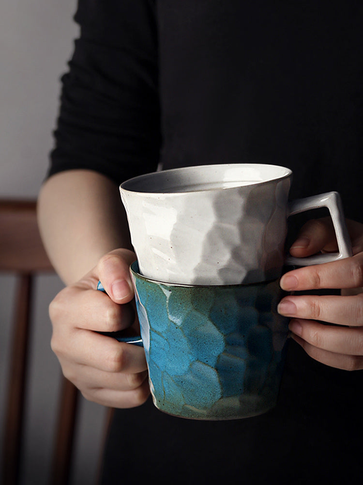 Hand-cut noodle kiln turned art cup - Minihomy