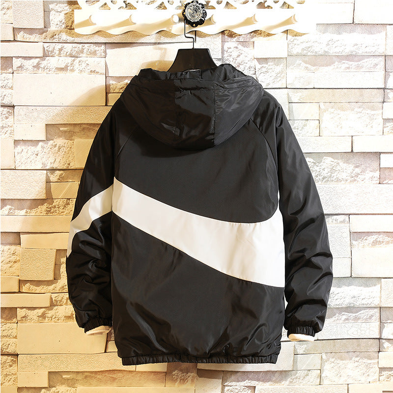 Cotton Jacket Men's Jacket Plus Cotton Casual Jacket - Minihomy